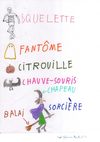 Le vocabulaire d'Halloween - élèves de 6è A
