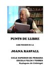 Punts de llibre amb poemes de la Joana Raspall