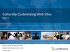 Cultural-Customizing-Web-Sites-Part-I