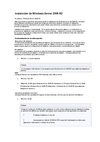 Instalación de Windows Server 2008 R2