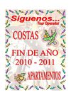APARTAMENTOS COSTAS FIN DE AÑO 2010