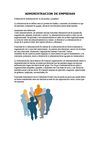 Administracion de empresas