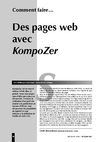 Des pages web avec Kompozer - Revue Medialog