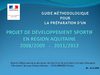 Projet de développement sportif