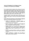 DIA INTERNACIONAL CONTRA LA VIOLENCIA DE GENERO