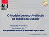O Modelo de Auto-Avaliação no contexto da Escola/ Agrupamento