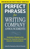 Perfect Phrases for Writing Company Announcements