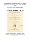 François Juste RAYNOUARD - Lexique roman - 2 (C)