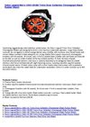 Swiss Legend Men's 10541-06-BB Trimix Diver Collection Chronograph Black Rubber Watch