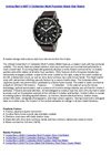 Invicta Men's 0857 II Collection Multi-Function Black Dial Watch