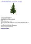 2' Pre-Lit Artificial Table Top Christmas Tree - Multi Lights