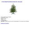 2' Pre-Lit Regal Pine Artificial Christmas Tree - Clear Lights