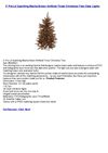 2' Pre-Lit Sparkling Mocha Brown Artificial Tinsel Christmas Tree Clear Lights