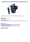 Manfrotto 521P Basic Clamp Style Remote Control for Panasonic Camcorders