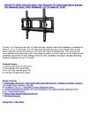 MOUNT-IT! NEW Universal Heavy Duty Premium Tilt Tilting Wall Mount Bracket For Samsung, Sony, Vizio, Panasonic, LG...