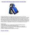 New Dual Cam High Resolution Digital Camcorder Still Camera (Blue)