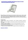 New PANASONIC CONSUMER Corded Telephone Keypad LCD Display Monochrome Speakerphone Redial White