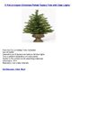 3' Pre-Lit Aspen Christmas Potted Topiary Tree with Clear Lights