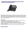 New PANASONIC CONSUMER Corded Telephone Keypad LCD Display Monochrome TransferFlashRedial Black