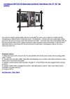 OmniMount MOTION 52 Motorized Cantilever Wall Mount (fits 37-52 flat panels)