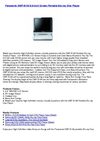 Panasonic DMP-B100 8.9-Inch Screen Portable Blu-ray Disc Player