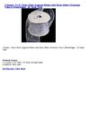 3 Spools - 2-14 Silver Sheer Organza Ribbon with Silver Glitter Christmas Trees & Wired Edges - 30 Yards Total