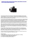 Panasonic HDC-SD9 AVCHD 3CCD Flash Memory High Definition Camcorder with 10x Optical Image Stabilized Zoom