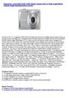 Panasonic Lumix DMC-FS5S 10MP Digital Camera with 4x Wide Angle MEGA Optical Image Stabilized Zoom (Silver)