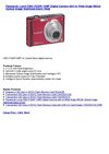 Panasonic Lumix DMC-FS20R 10MP Digital Camera with 4x Wide Angle MEGA Optical Image Stabilized Zoom (Red)