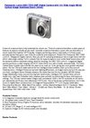 Panasonic Lumix DMC-TZ5S 9MP Digital Camera with 10x Wide Angle MEGA Optical Image Stabilized Zoom (Silver)