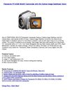 Panasonic PV-GS80 MiniDV Camcorder with 32x Optical Image Stabilized Zoom