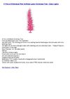5' Pre-Lit Whimsical Pink Artificial Laser Christmas Tree - Clear Lights