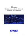 How to Quickly, Accurately and Effectively Determine The Forex Trend