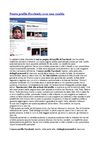 Nuovo profilo Facebook