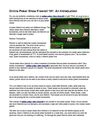 Online Poker Show Freeroll 101: An Introduction