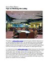 Online Poker Rooms: Tips on Working the Lobby