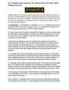 Dr. Christopher Zaino Announces 2011 Release Date for New Book Titled, Winning Your Race