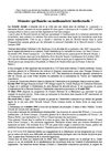 mémoire qui flanche ou malhonnêteté intellectuelle