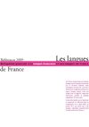 Références 2009. Les langues de France
