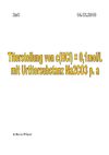 Titerstellung von c(HCl) = 0,1mol/L mit Urtitersubstanz Na2CO3 p. a