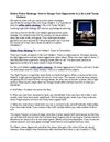 Online Poker Strategy: How to Gauge Your Opponents in a No Limit Texas Holdem 