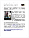 Hire iPhone Developer for your iphone apps development needs
