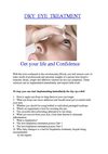 dry eye treatment - dry eye guidelines - dry eye cure - dry eyes natural treatment