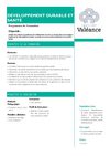 VAL Fiche produit - Développement durable et santé[GARENNE]