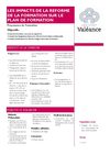 VAL Fiche produit - Impacts de la réforme de la formation sur le plan de formation [LACROIX]