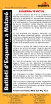 Butlletí Local d'Esquerra Mataró, número 67