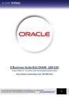 E Business Suite R12 1Z0-225