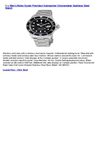 Men's Rolex Oyster Precision Submariner Chronometer Stainless Steel Watch