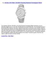 Akribos XXIV Men's AK439SS Dazzling Diamond Chronograph Watch