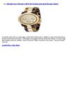 Michael Kors Women's MK5138 Tortoise and Gold Runway Watch
